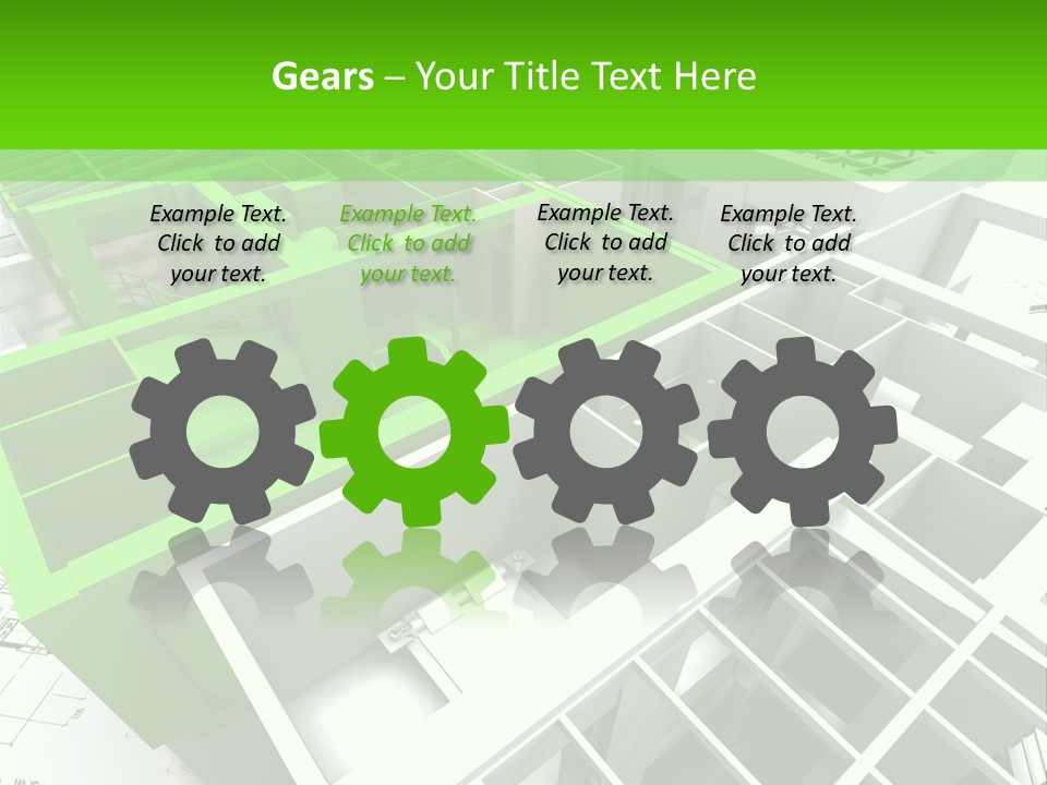 Chalet Roof Draw PowerPoint Template