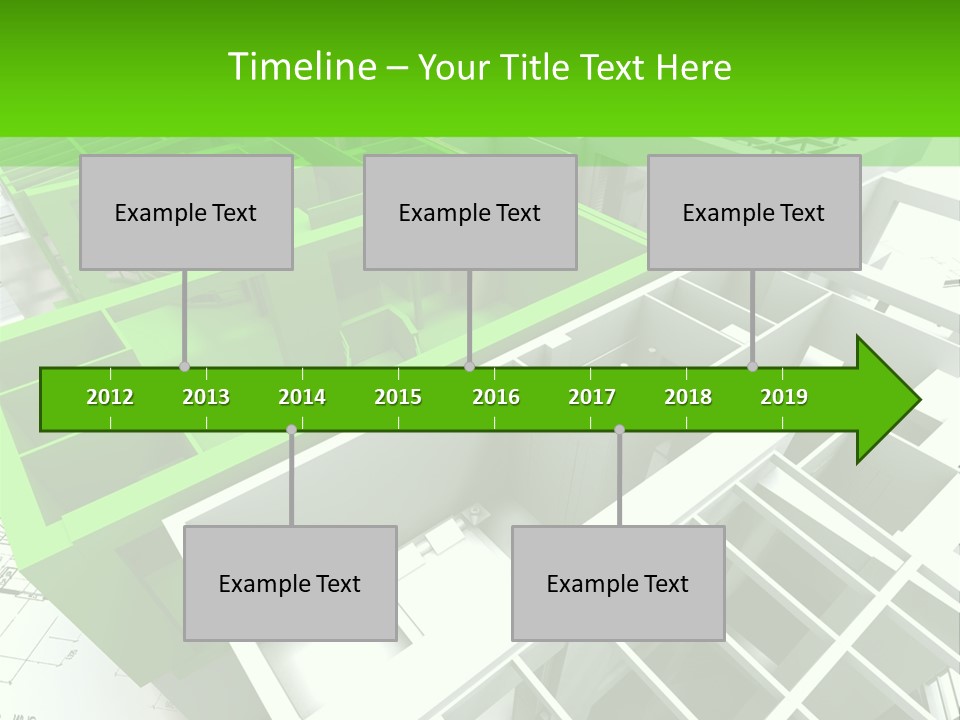 Chalet Roof Draw PowerPoint Template