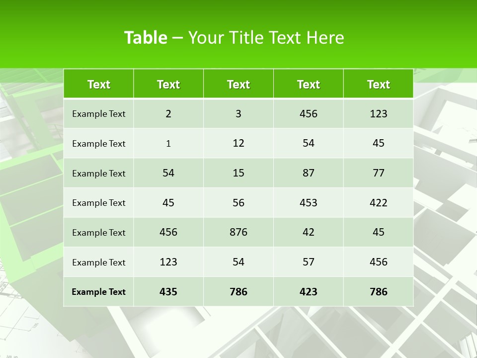 Chalet Roof Draw PowerPoint Template