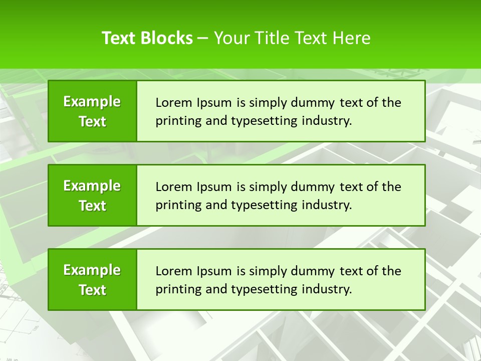 Chalet Roof Draw PowerPoint Template