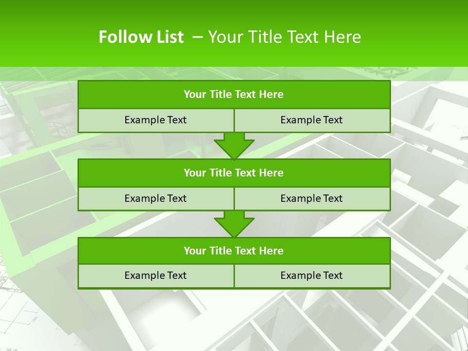 Chalet Roof Draw PowerPoint Template