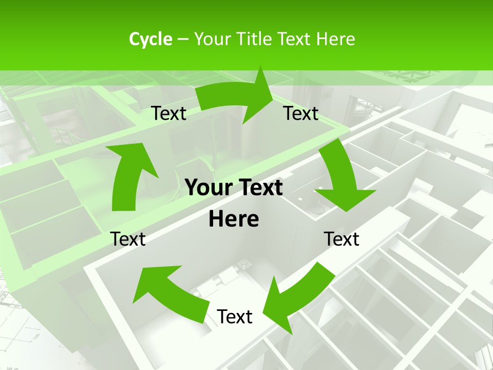 Chalet Roof Draw PowerPoint Template