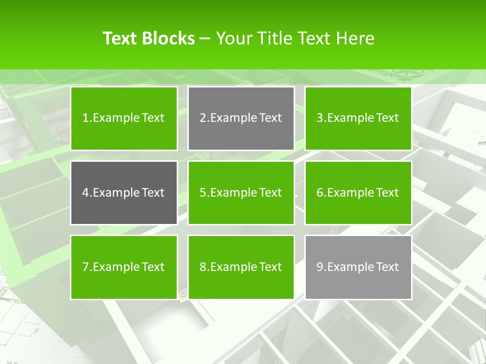 Chalet Roof Draw PowerPoint Template