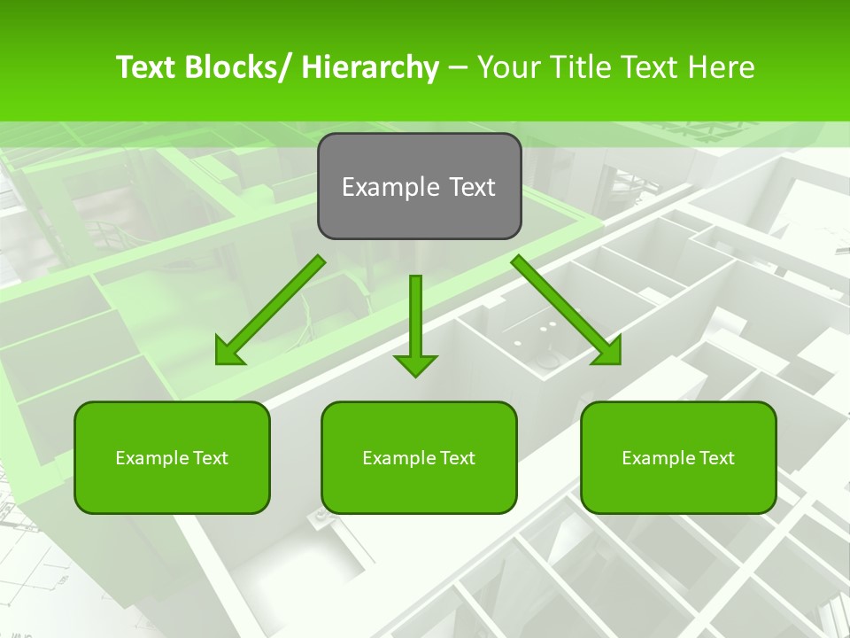 Chalet Roof Draw PowerPoint Template