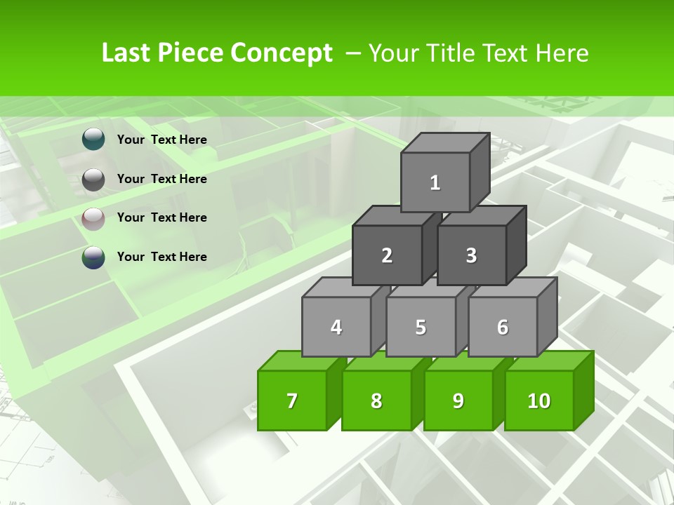 Chalet Roof Draw PowerPoint Template