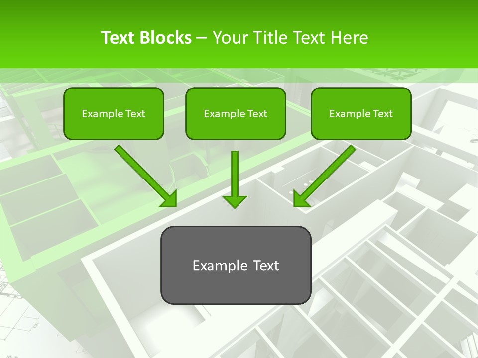Chalet Roof Draw PowerPoint Template