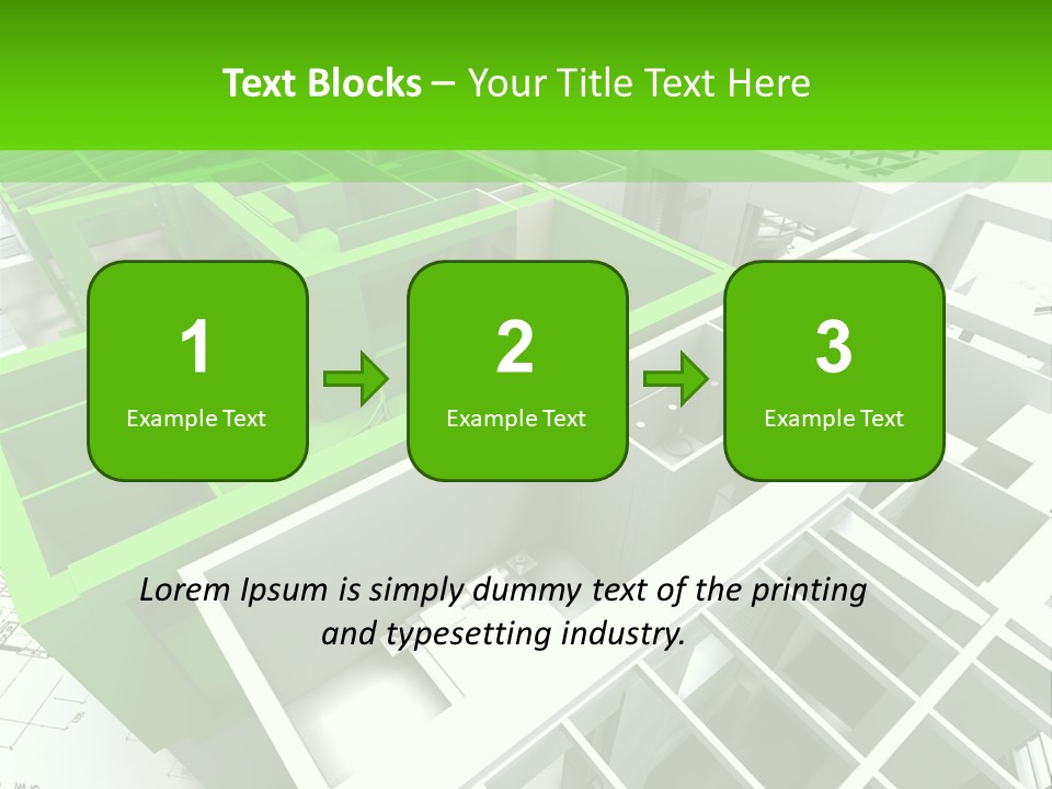 Chalet Roof Draw PowerPoint Template