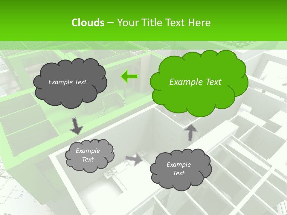 Chalet Roof Draw PowerPoint Template