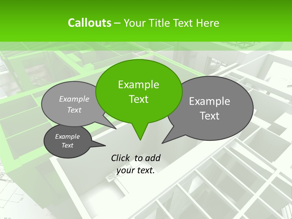 Chalet Roof Draw PowerPoint Template