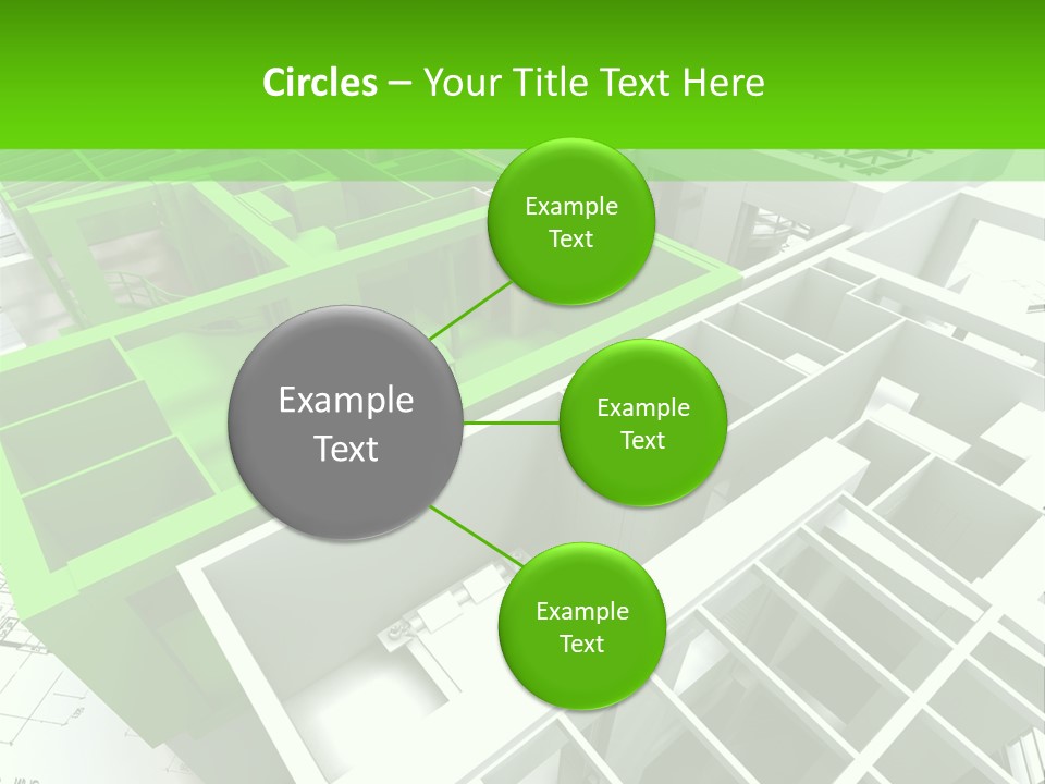 Chalet Roof Draw PowerPoint Template