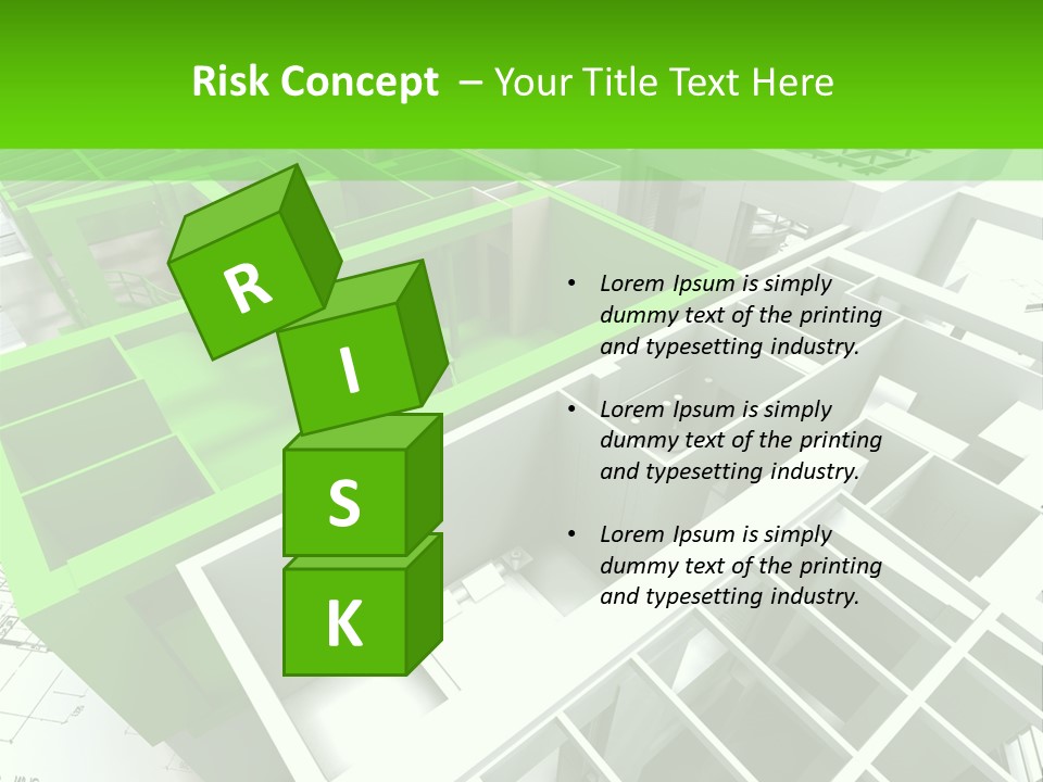 Chalet Roof Draw PowerPoint Template
