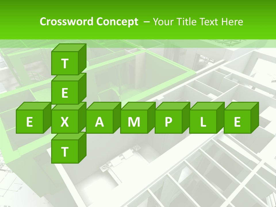 Chalet Roof Draw PowerPoint Template