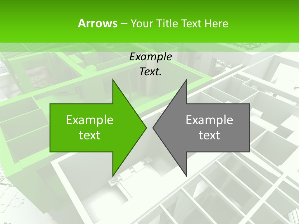 Chalet Roof Draw PowerPoint Template