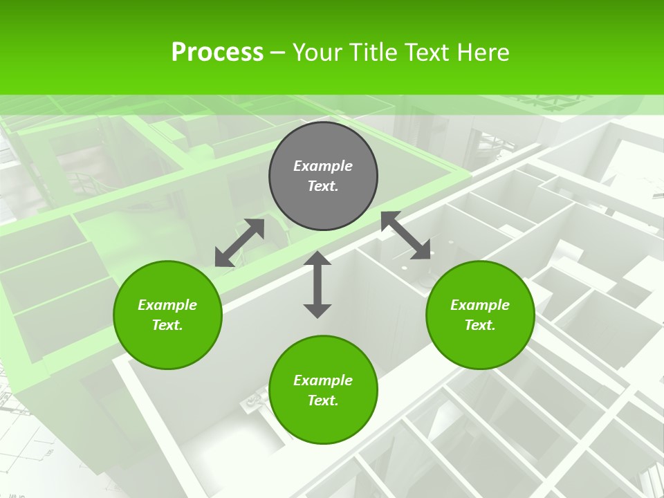 Chalet Roof Draw PowerPoint Template