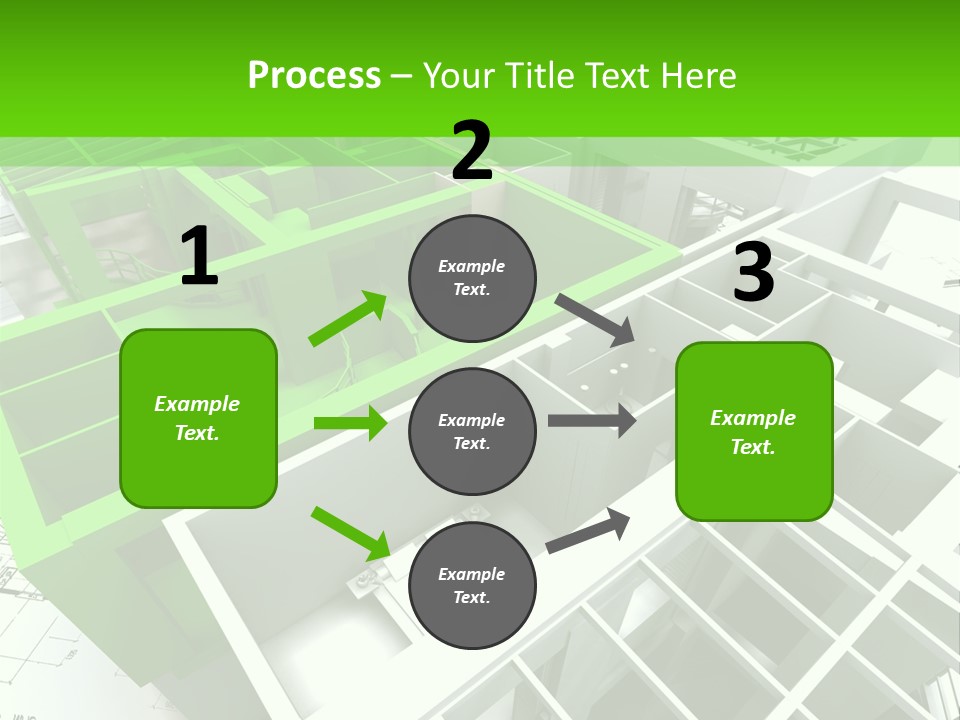 Chalet Roof Draw PowerPoint Template