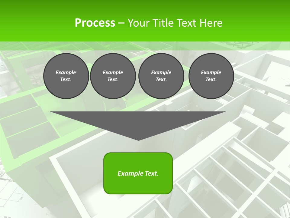 Chalet Roof Draw PowerPoint Template
