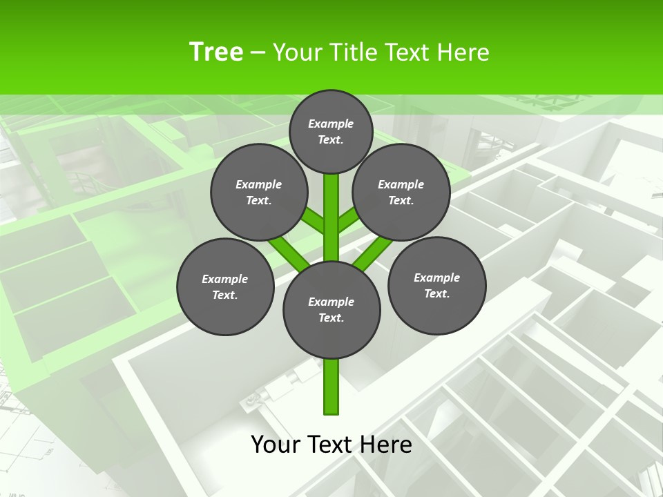 Chalet Roof Draw PowerPoint Template