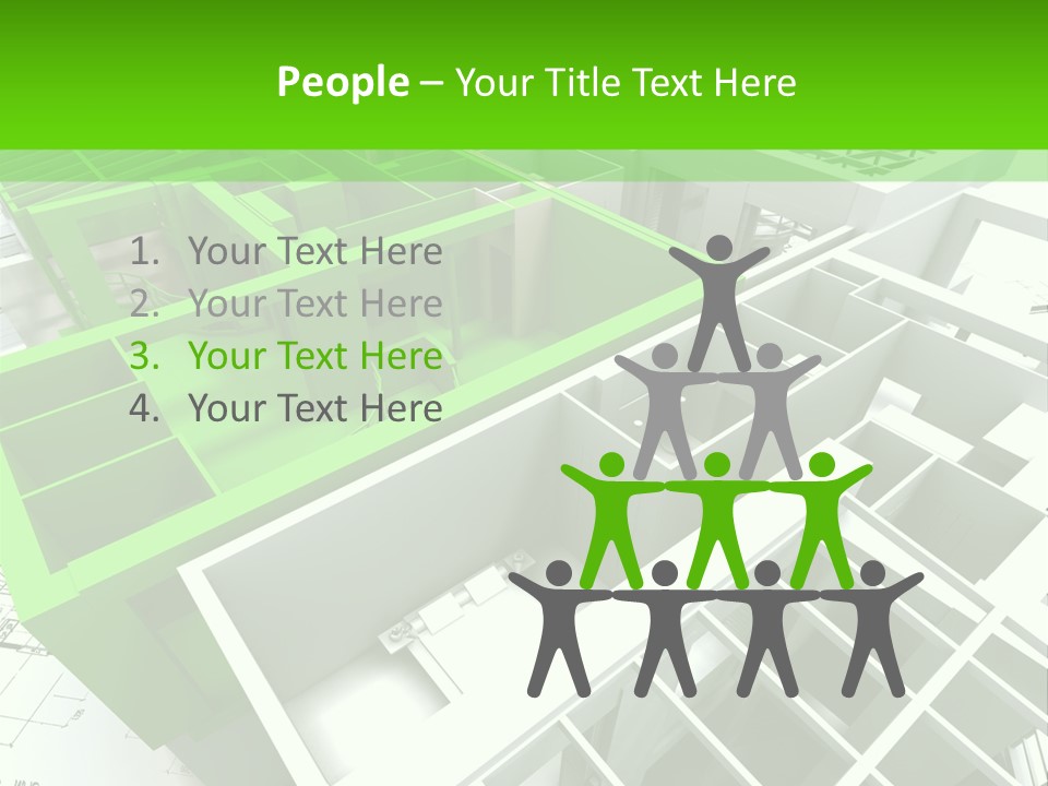 Chalet Roof Draw PowerPoint Template