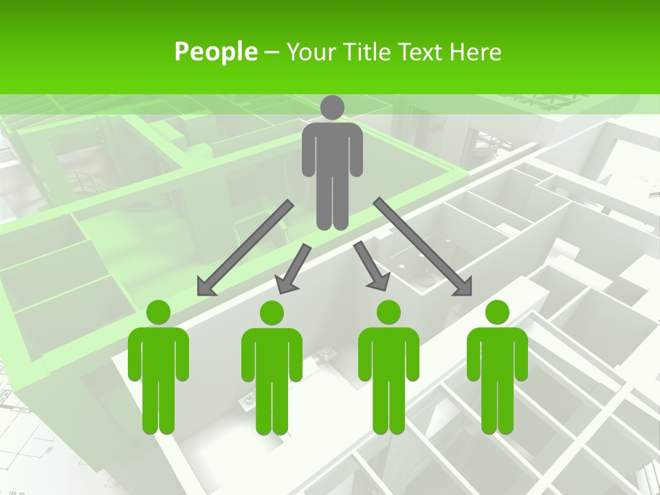 Chalet Roof Draw PowerPoint Template