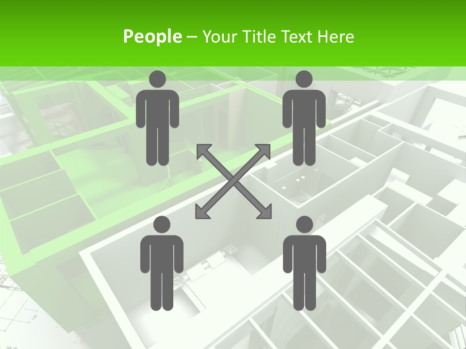 Chalet Roof Draw PowerPoint Template