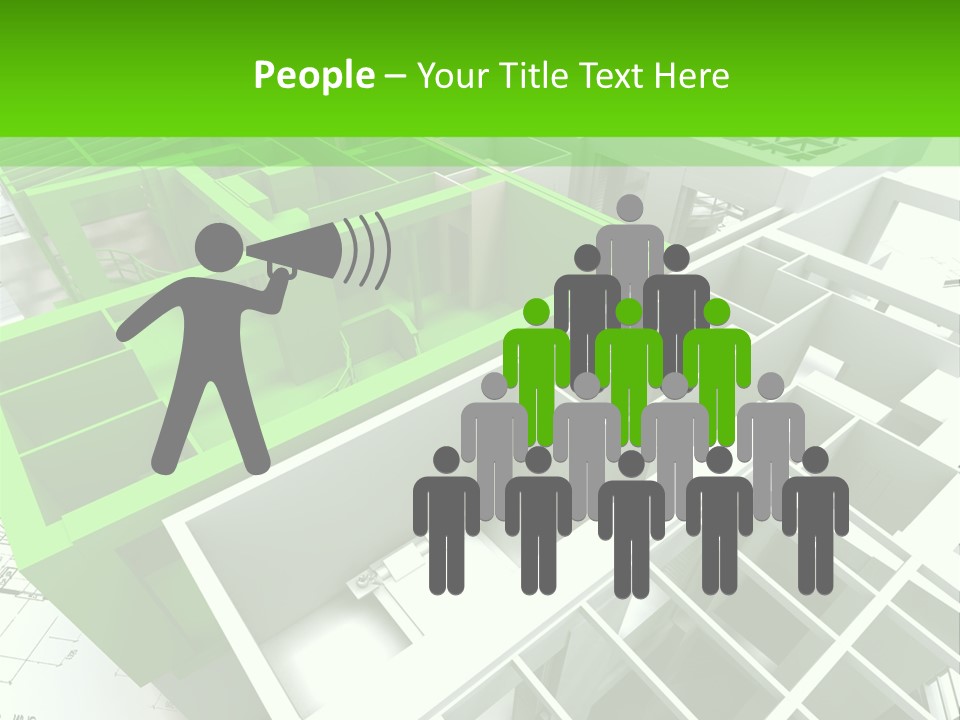 Chalet Roof Draw PowerPoint Template