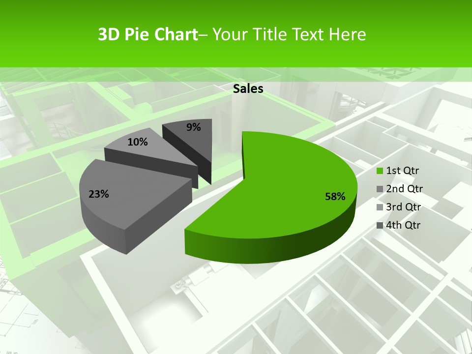 Chalet Roof Draw PowerPoint Template