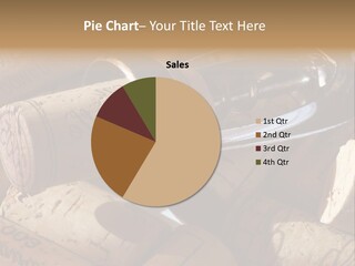 Bordeaux Vineyard Cork PowerPoint Template