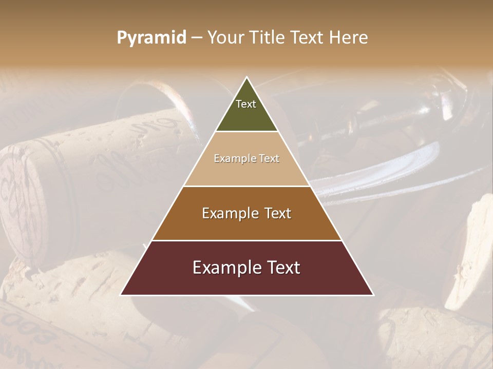 Bordeaux Vineyard Cork PowerPoint Template