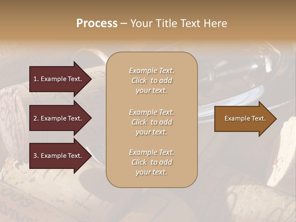 Bordeaux Vineyard Cork PowerPoint Template