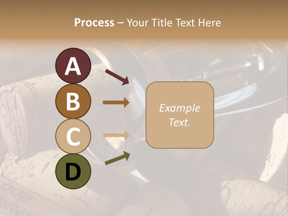 Bordeaux Vineyard Cork PowerPoint Template