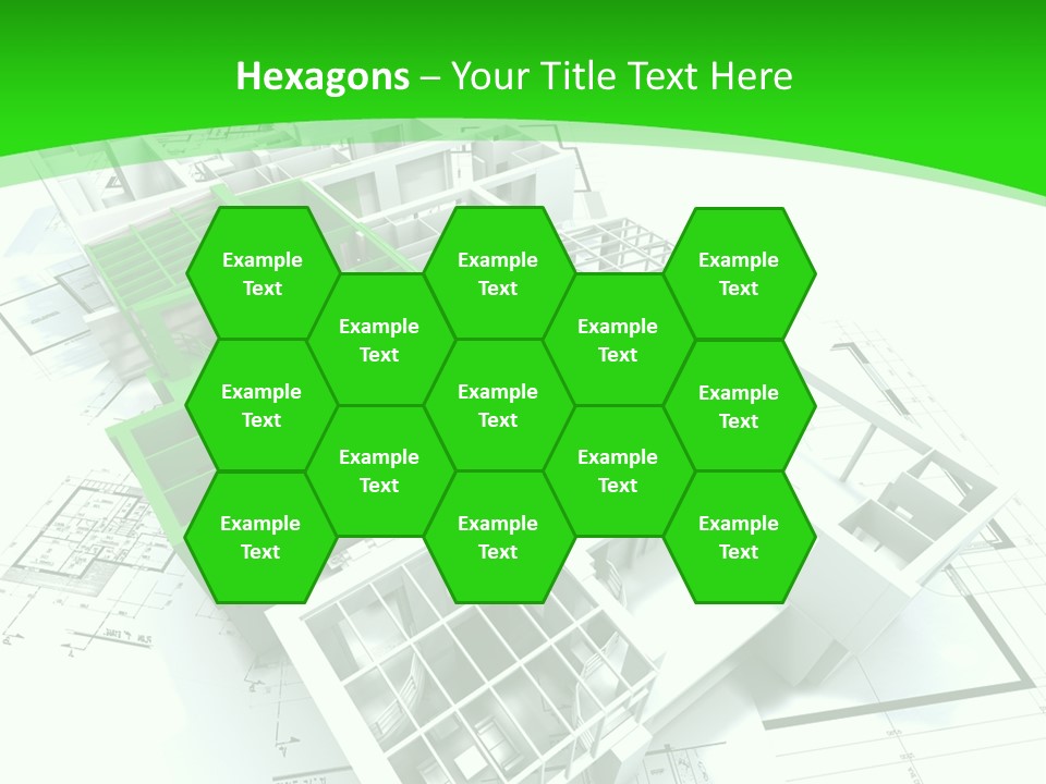 Dwelling Trade Pencil PowerPoint Template