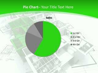 Dwelling Trade Pencil PowerPoint Template