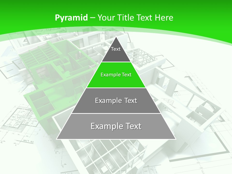 Dwelling Trade Pencil PowerPoint Template