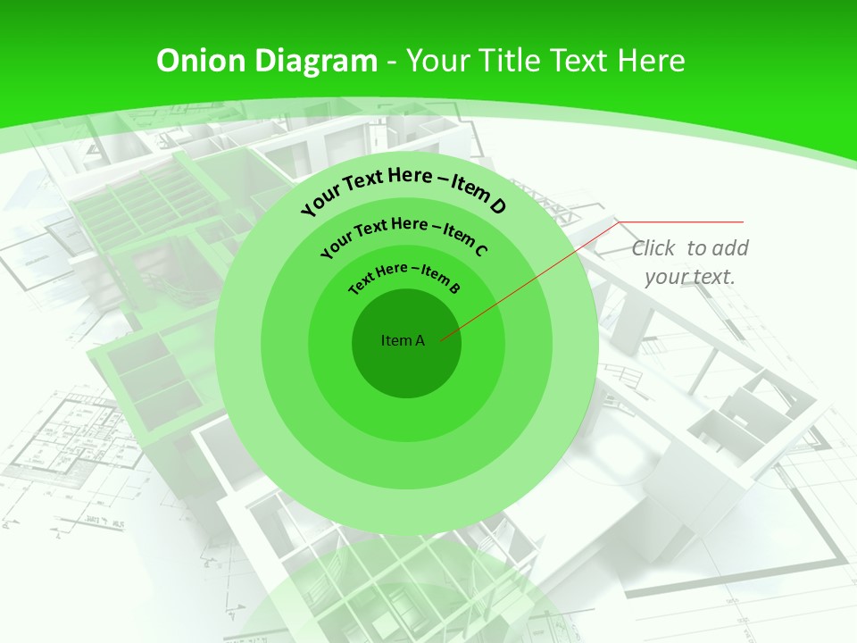 Dwelling Trade Pencil PowerPoint Template