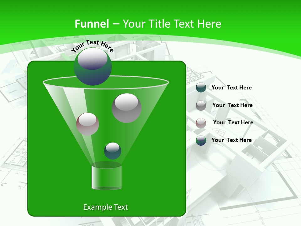 Dwelling Trade Pencil PowerPoint Template