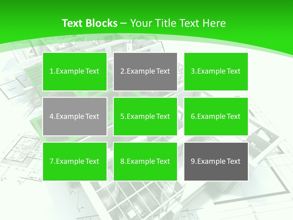 Dwelling Trade Pencil PowerPoint Template
