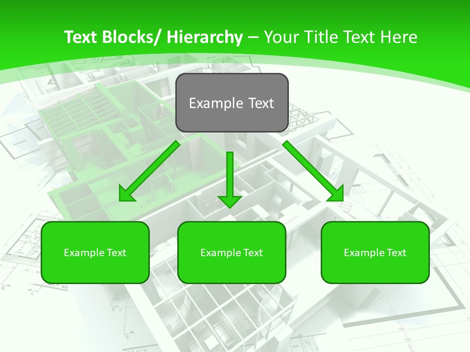 Dwelling Trade Pencil PowerPoint Template