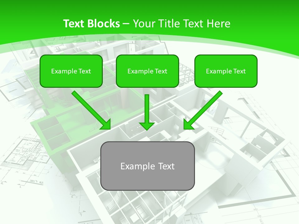 Dwelling Trade Pencil PowerPoint Template