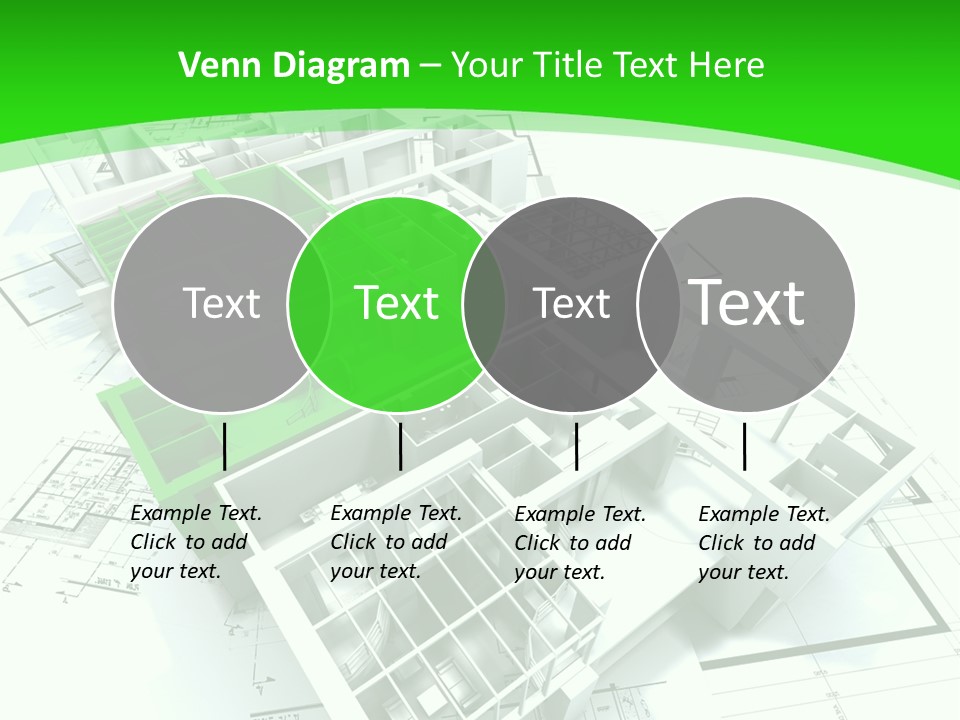 Dwelling Trade Pencil PowerPoint Template