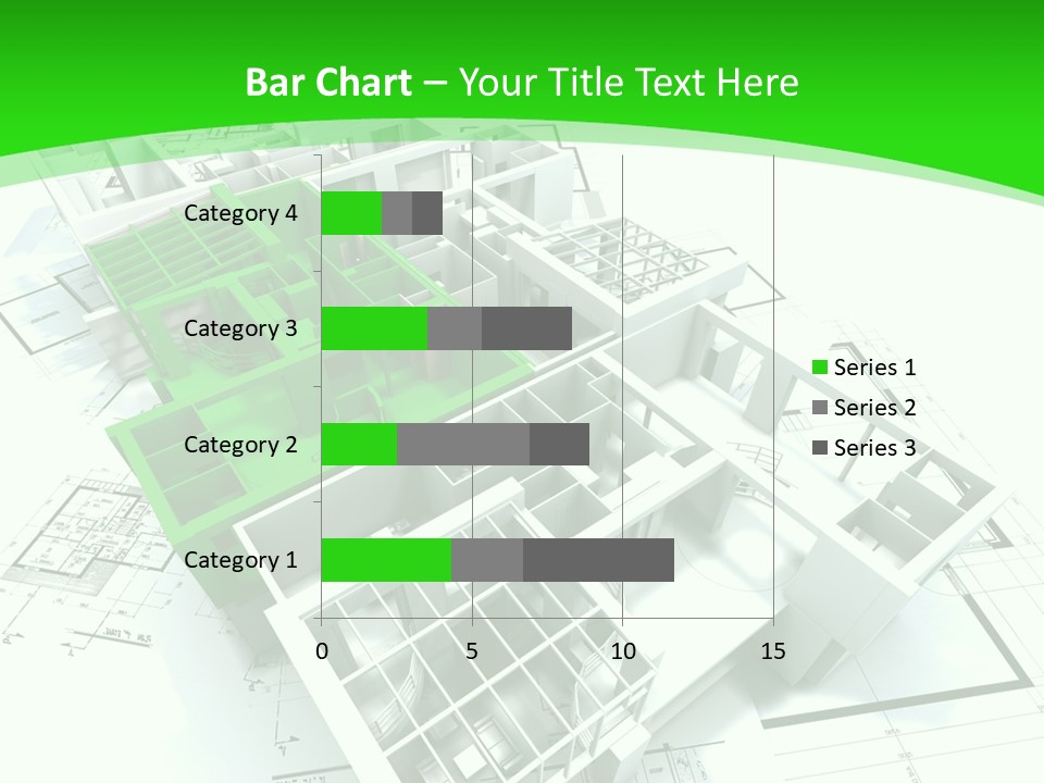 Dwelling Trade Pencil PowerPoint Template