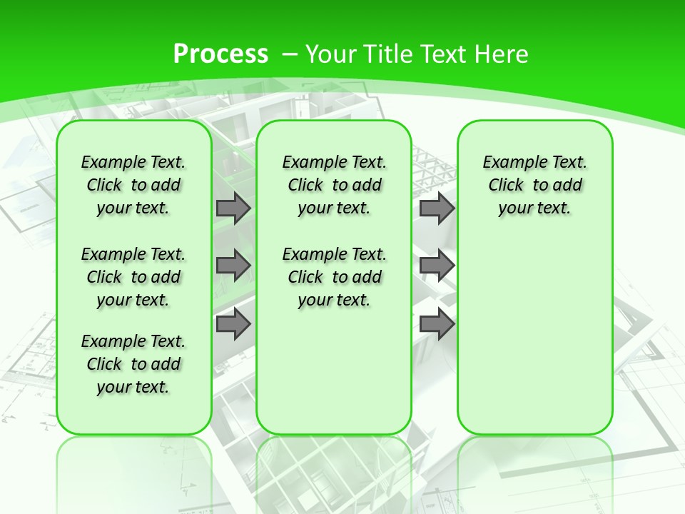 Dwelling Trade Pencil PowerPoint Template
