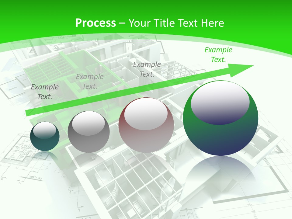 Dwelling Trade Pencil PowerPoint Template
