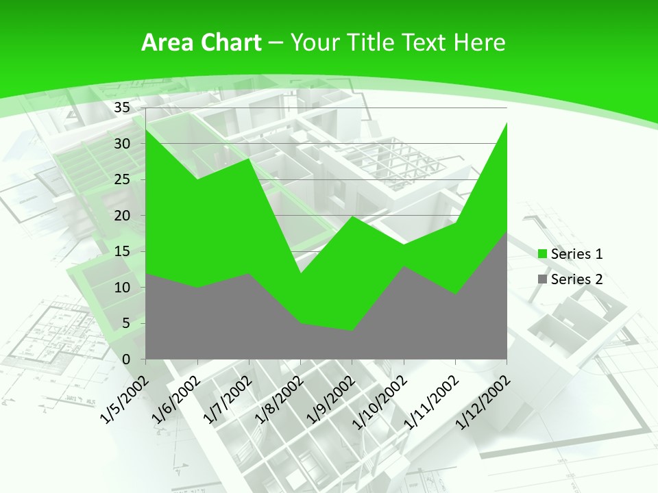 Dwelling Trade Pencil PowerPoint Template