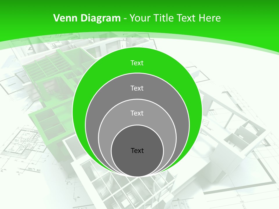 Dwelling Trade Pencil PowerPoint Template