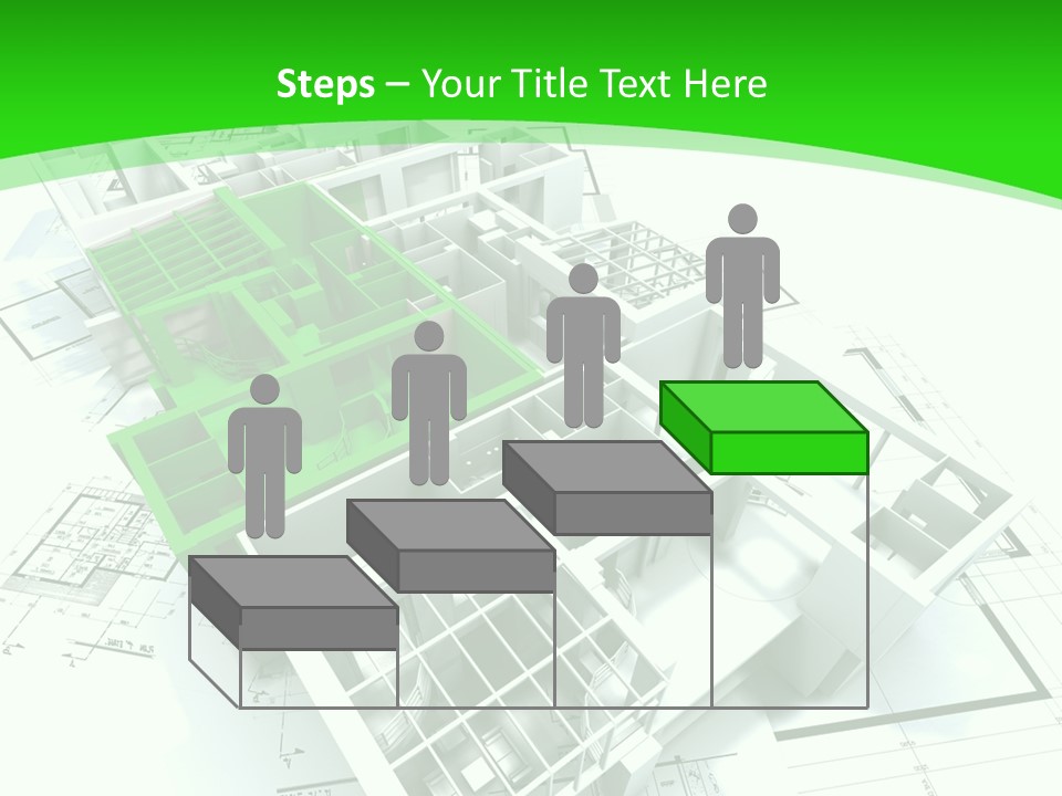 Dwelling Trade Pencil PowerPoint Template