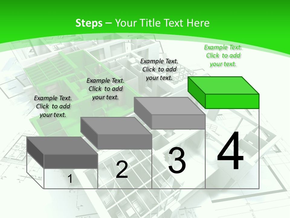Dwelling Trade Pencil PowerPoint Template