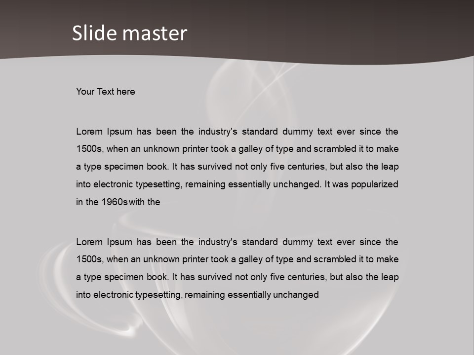 Shadow Scent Aromatic PowerPoint Template