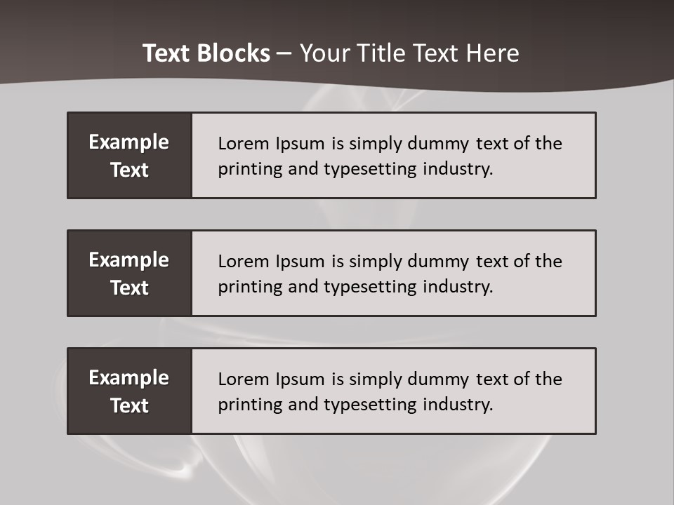 Shadow Scent Aromatic PowerPoint Template