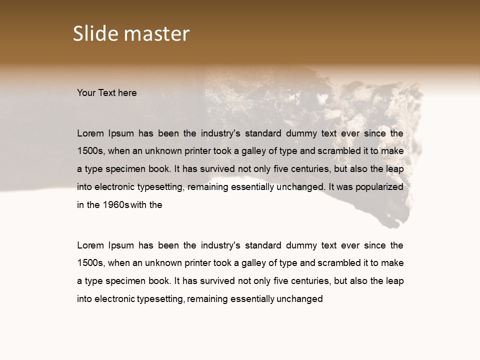 Unhealthy  Ash PowerPoint Template