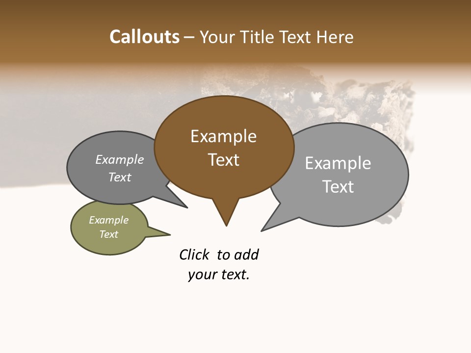 Unhealthy  Ash PowerPoint Template